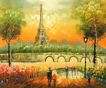 パリ Painting - パリ エッフェル塔フリーハンド